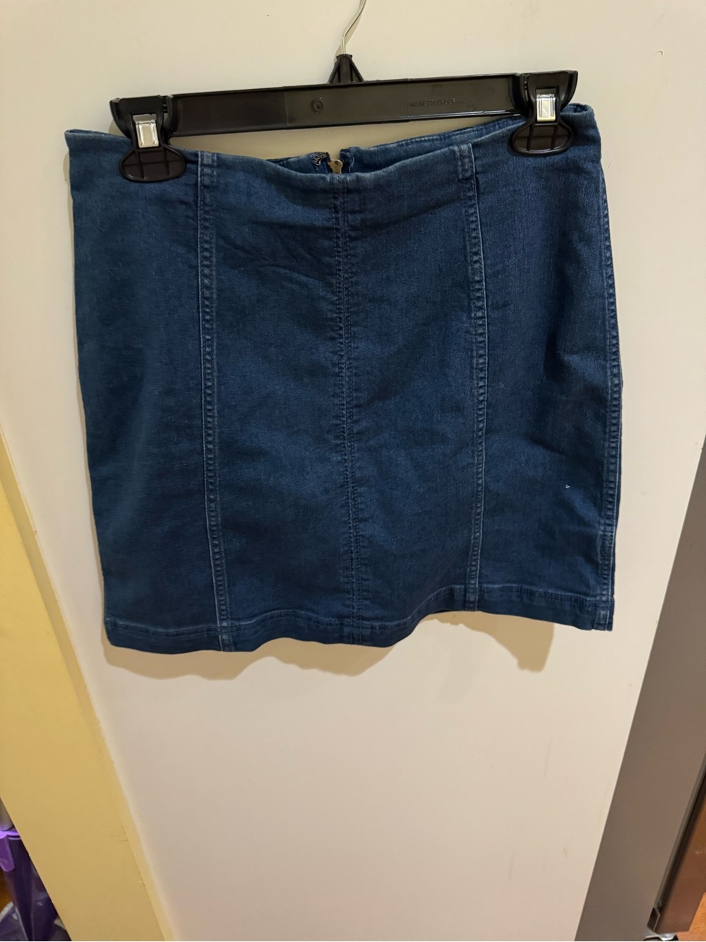 Free People Indigo Denim Mini Skirt